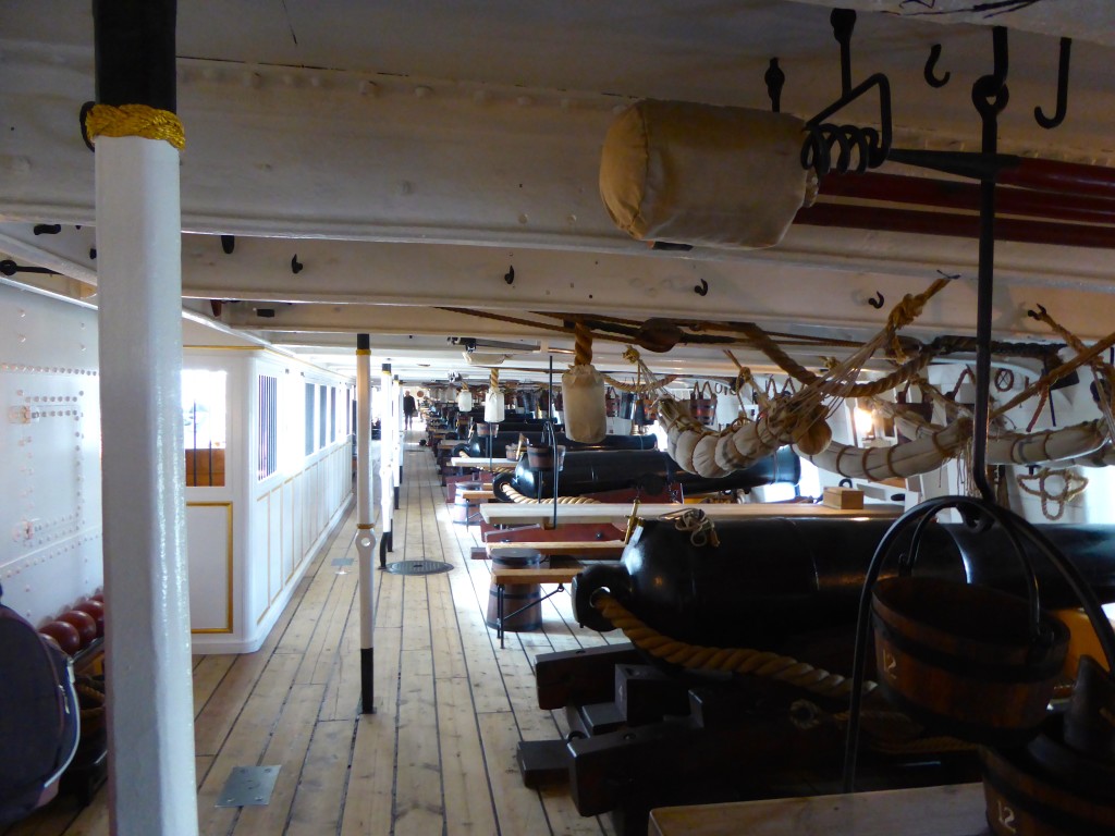 Gun deck and crew quarters