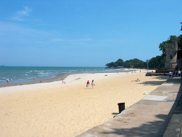 Appley Beach on the Isle of Wight