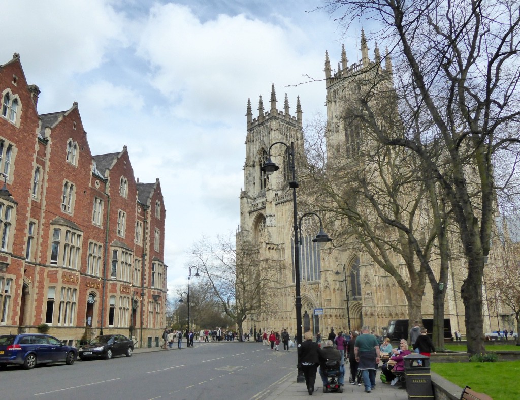 Dean Hotel left - York Minster right.  Can't get more central