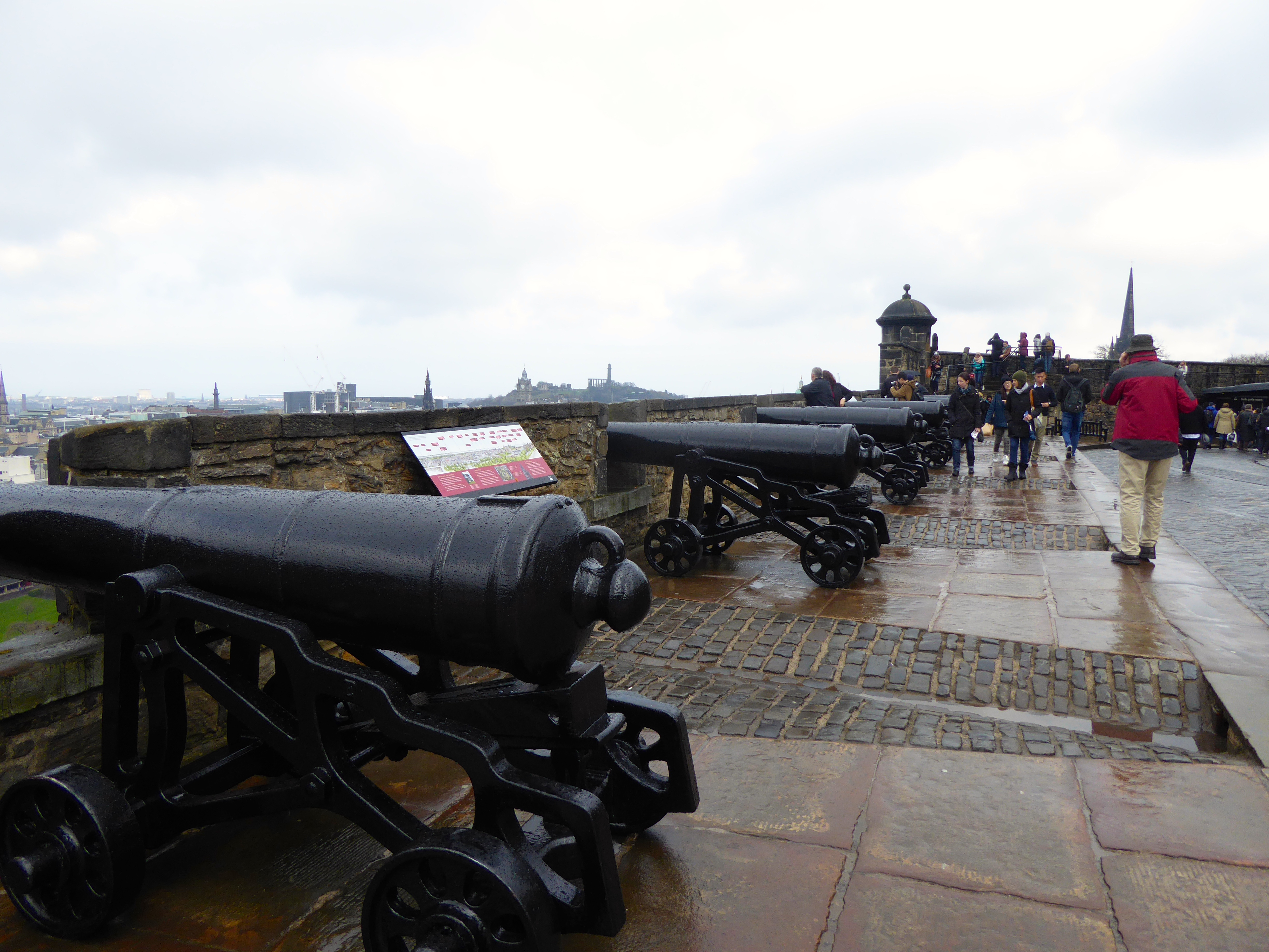 Cannons protecting the entrance