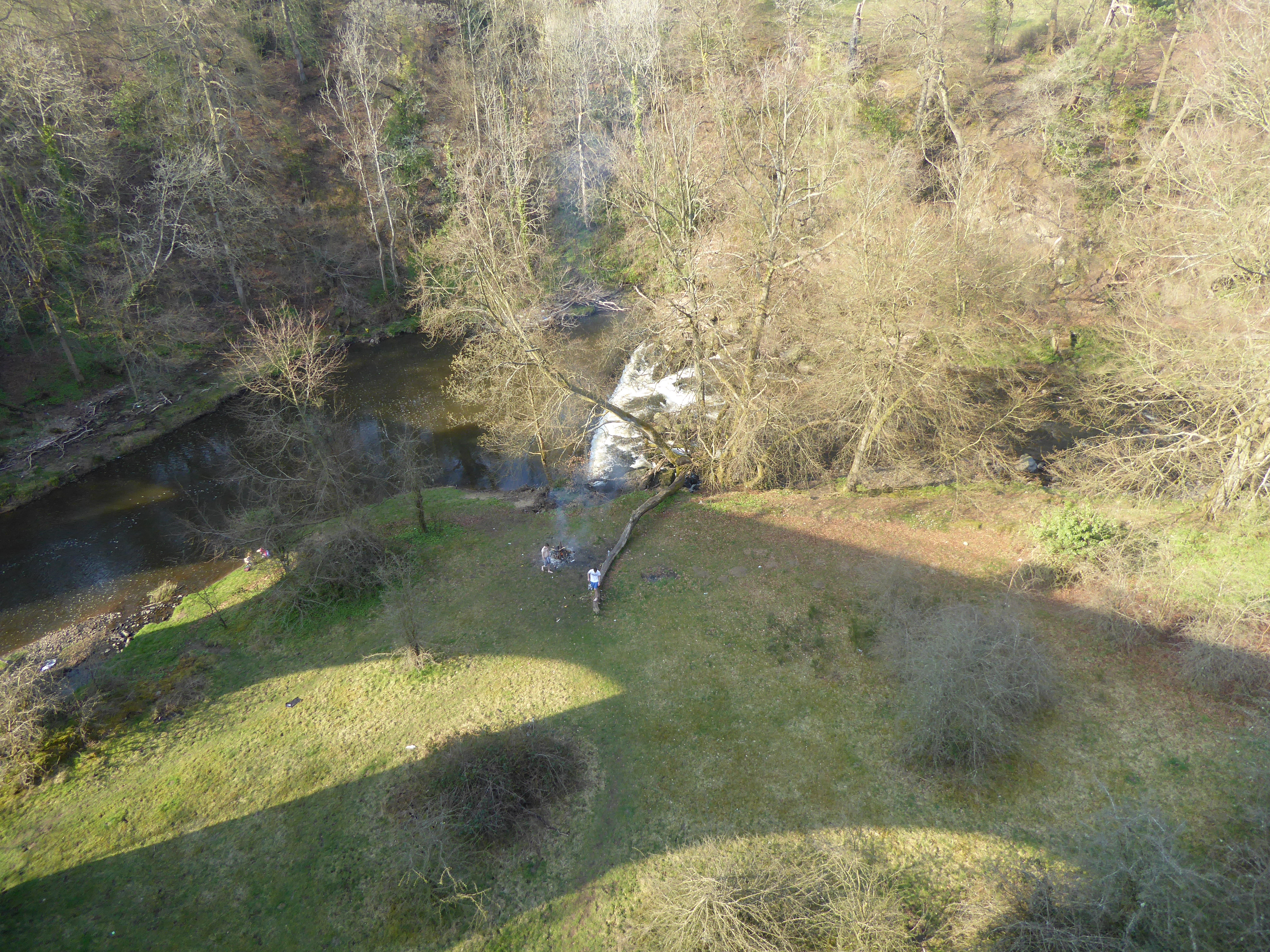 Looking over the side of the Avon Aqueduct