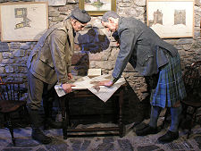 Planning the restoration of the castle.  Amazing wax figures which were incredibly lifelike