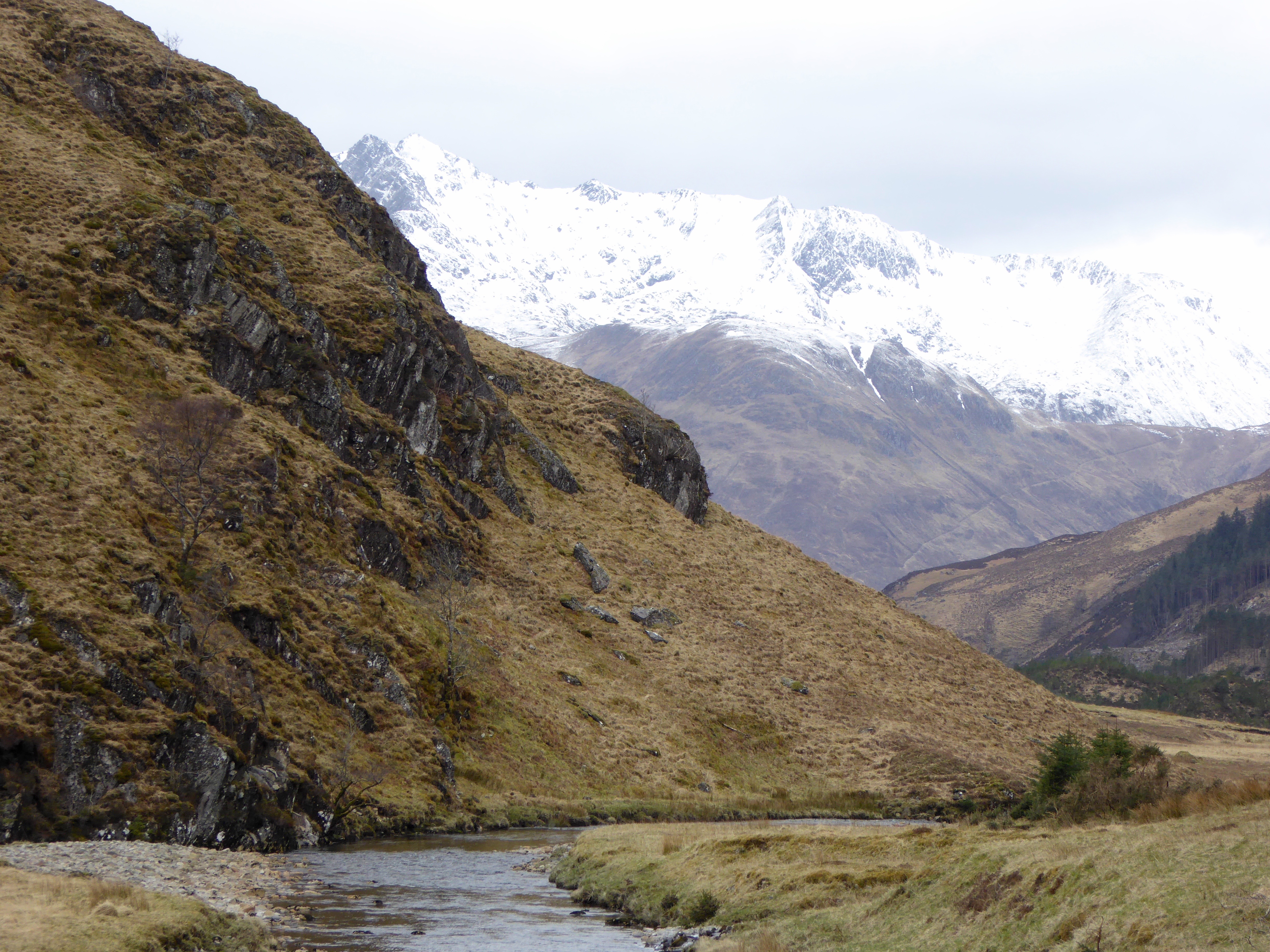 Crossing the pass to Loch Lomond