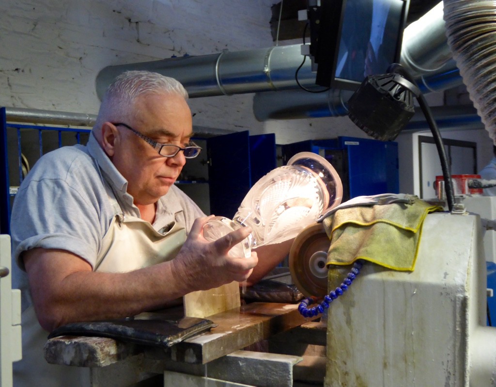 The master craftsman cutter at work