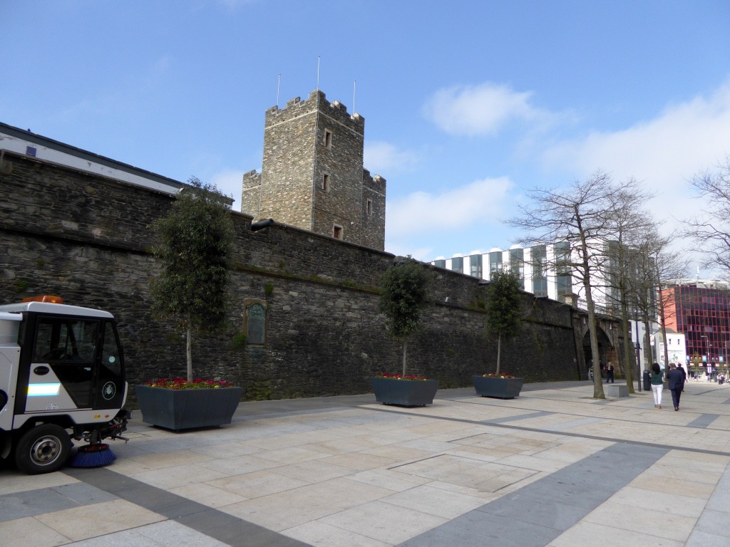 The Tower museum which forms part of the wall