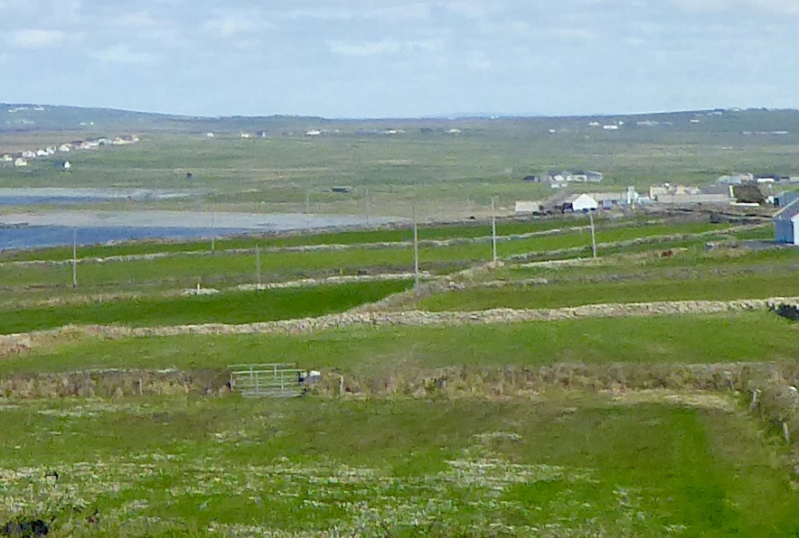 Close up - their farm is just over the white barn