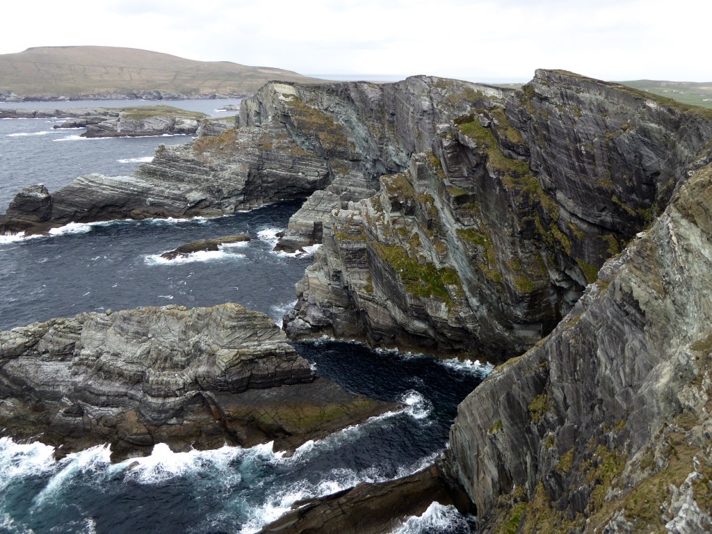 Steepest cliffs  - full of nesting birds