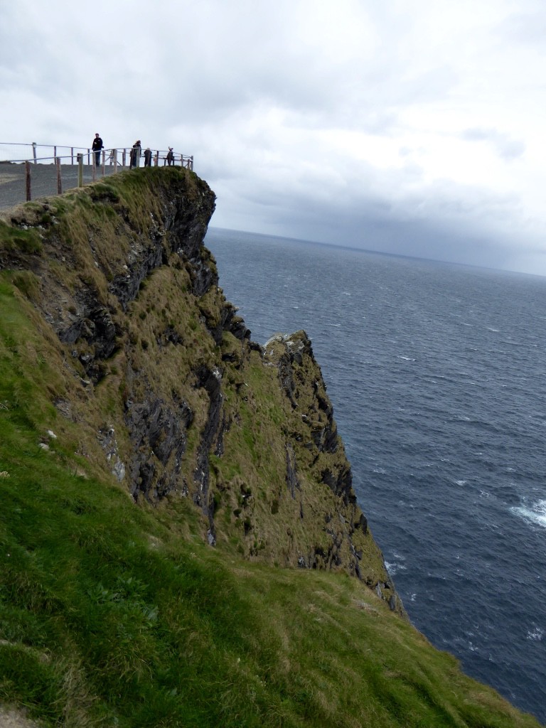 Windy headland at Portmagee.  2 euro entrance!