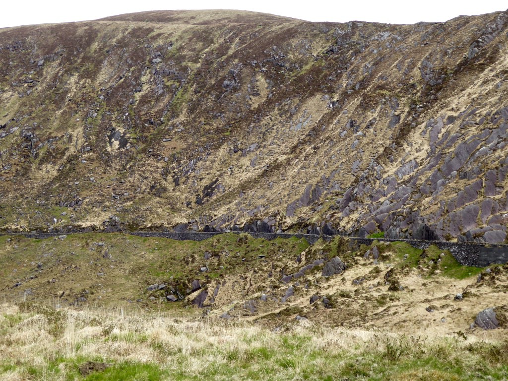 Narrow track winding its way down to Caherdaniel