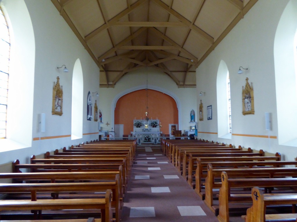 Inside the church