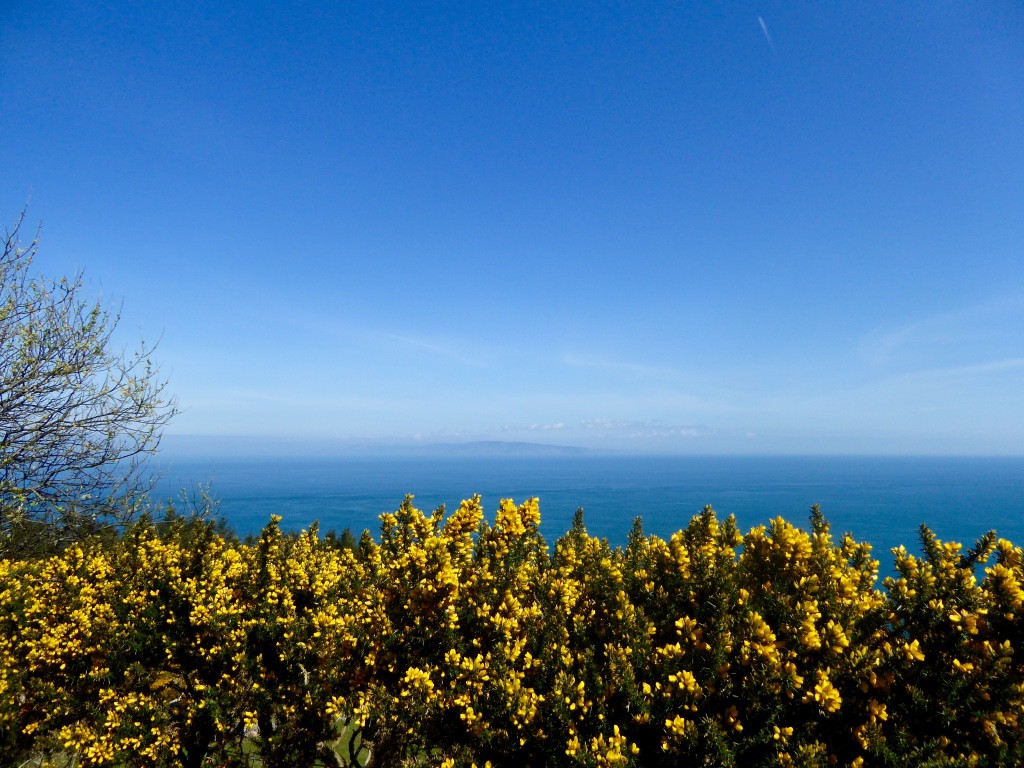 Scotland in the distance