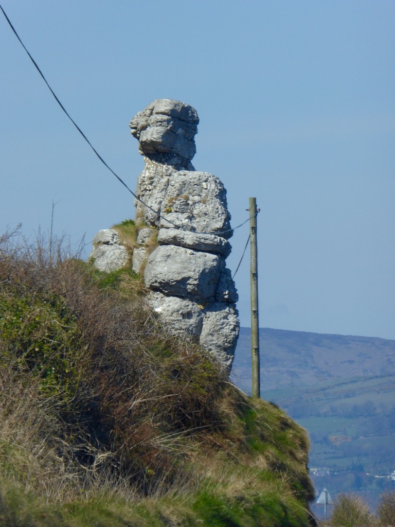 The locals say this is the lady that guards the road