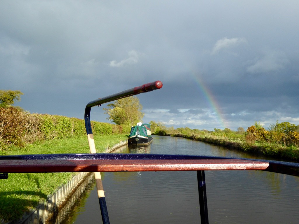 A rainbow.  Promise of fine weather ahead?