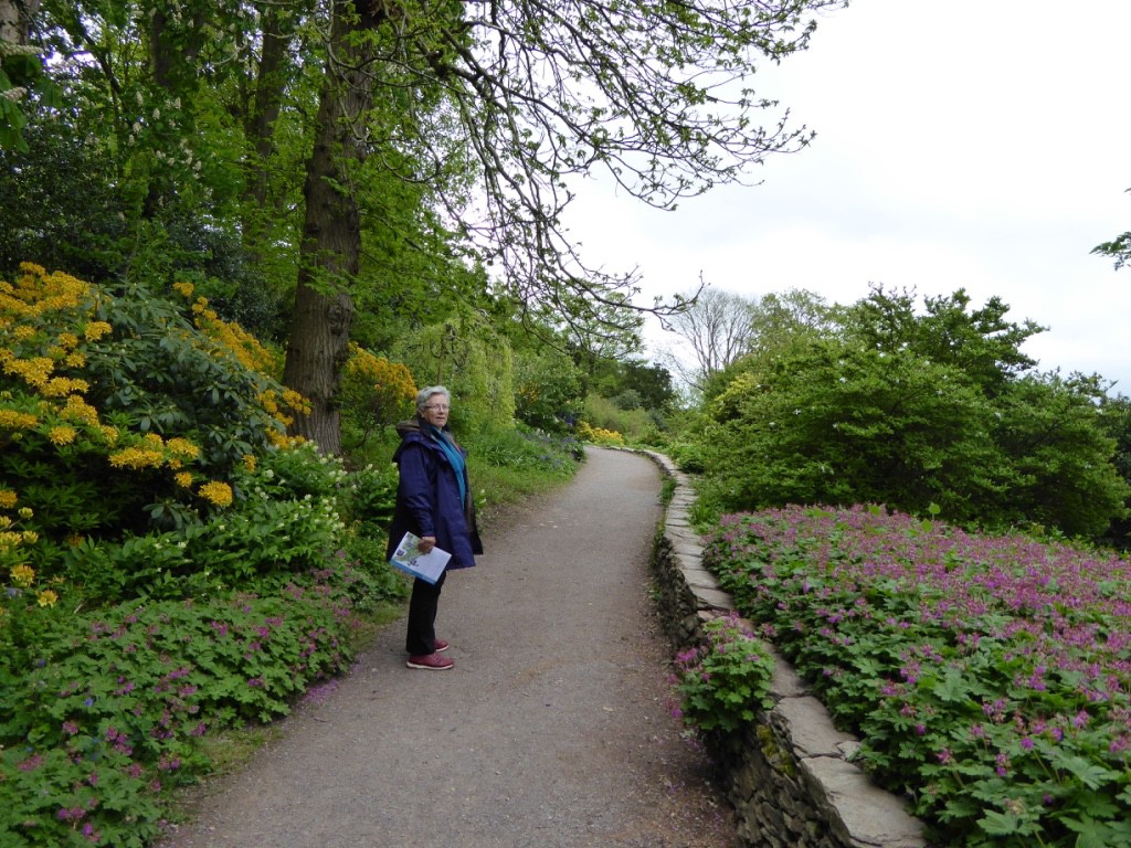 Down the path to the Landscape Gardens