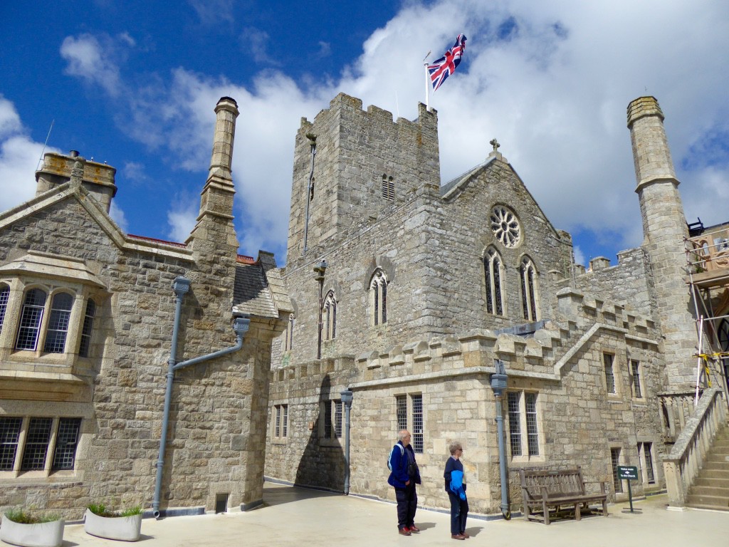 The courtyard of the Castle