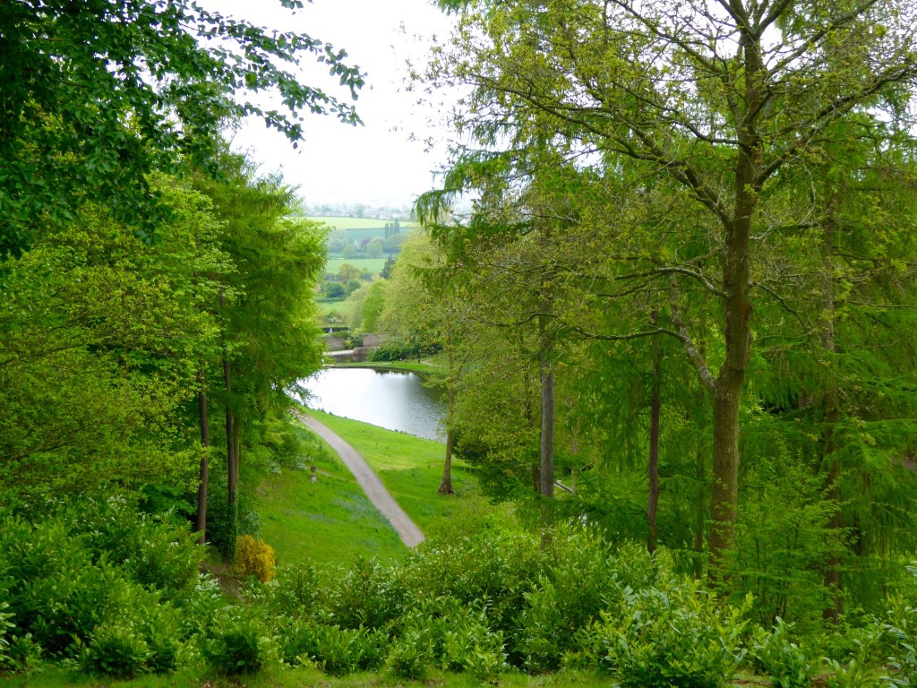 View down to the Pear Lake