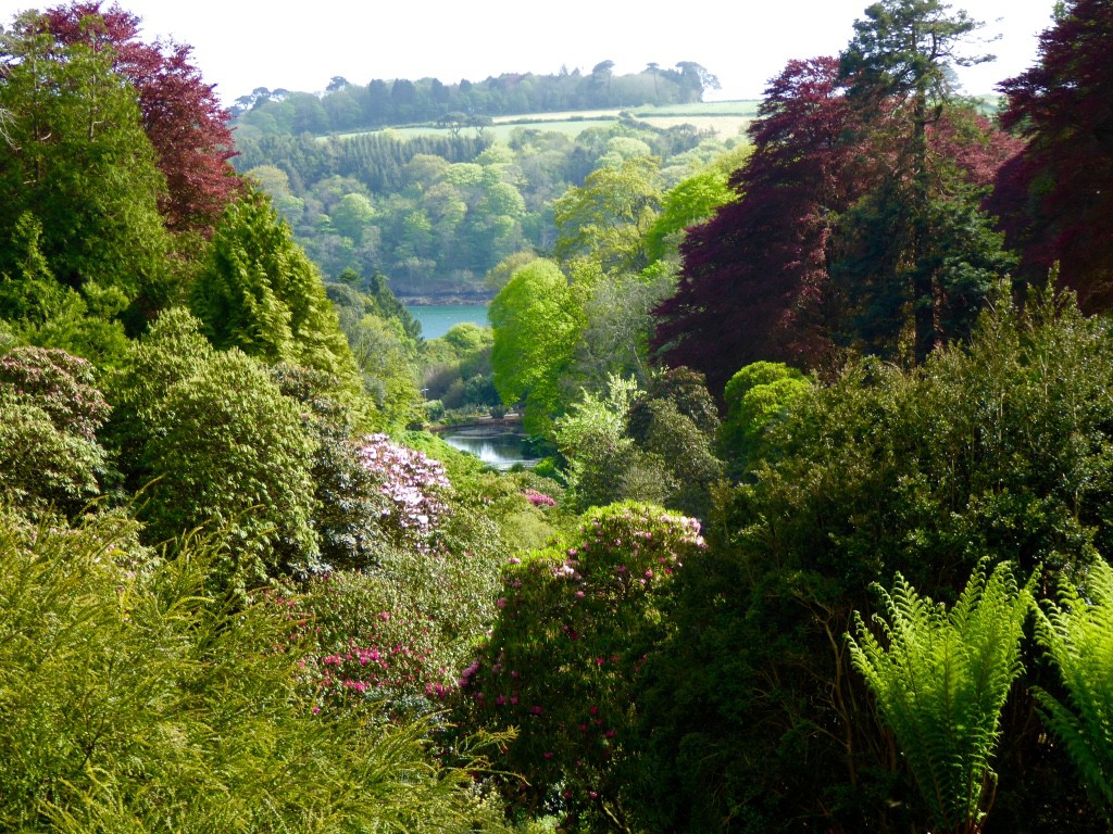 Looking down the valley to the sea