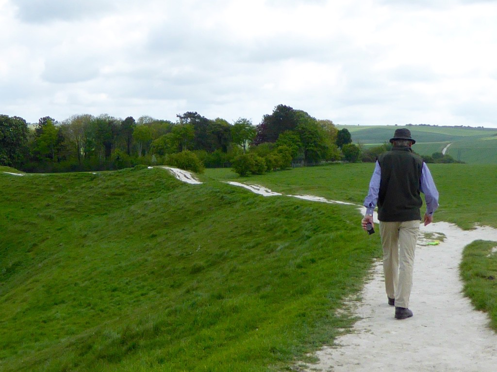 Walking the chalk path