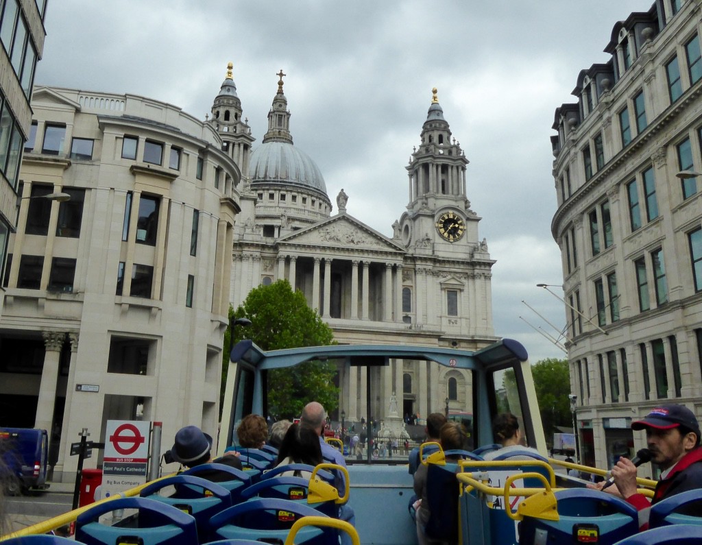 Heading for St Paul's Cathedral