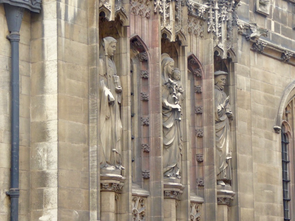 Reliefs carved on All Hallows Church