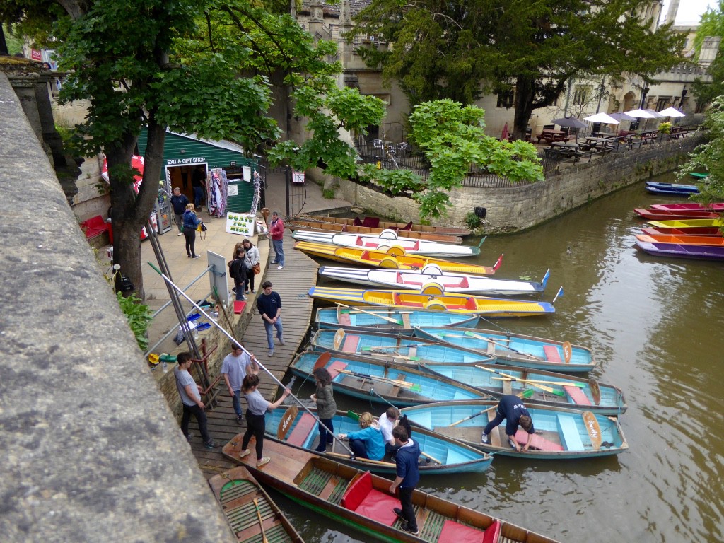 Collecting our canal boat