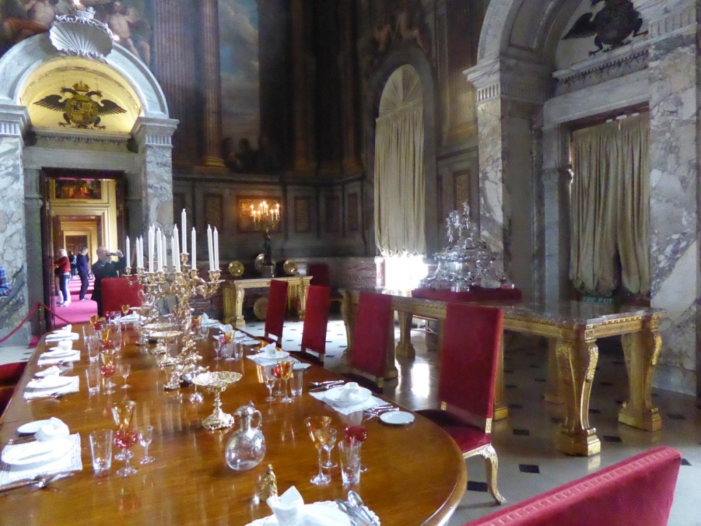 The dining room